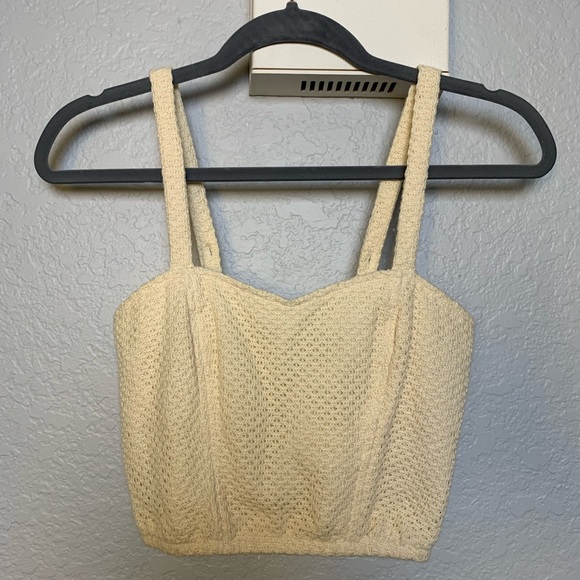 Knit crop top tank - Picture 1 of 5